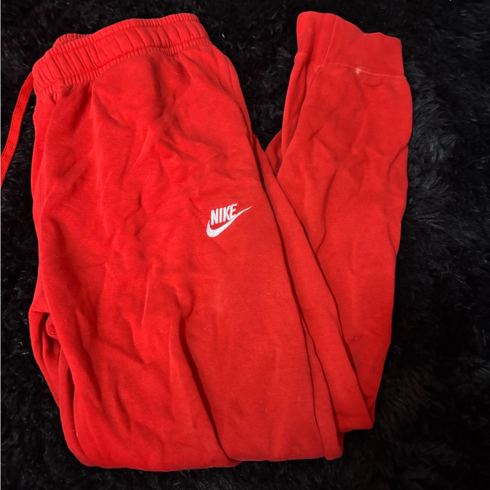 Nike Bright Red Joggers